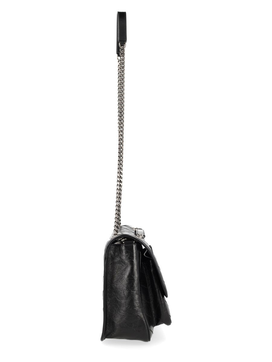 Saint Laurent Women's Niki Medium Bag Black, view 6