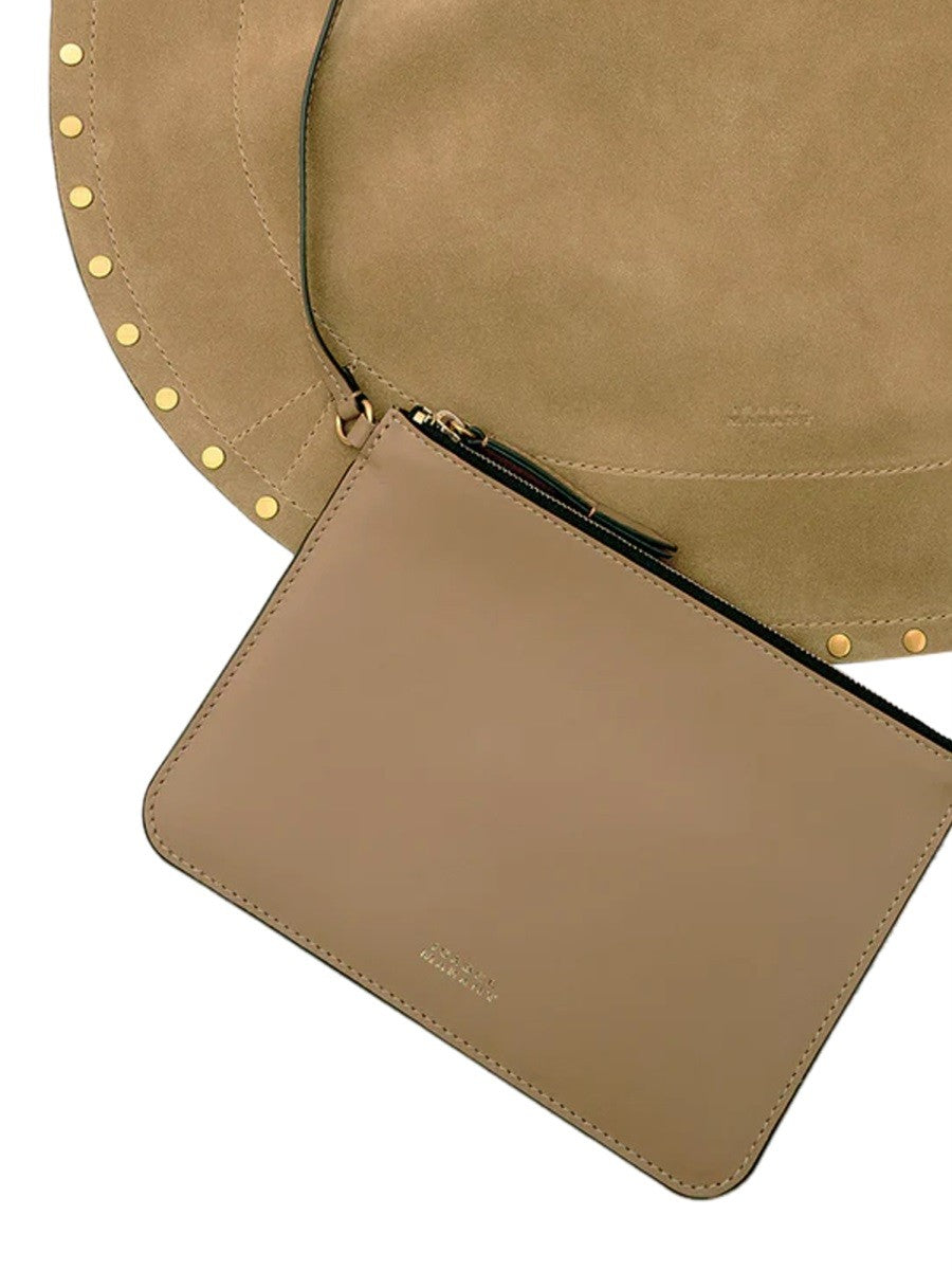 ISABEL MARANT Women's Borsa Oskan Hobo Soft Beige