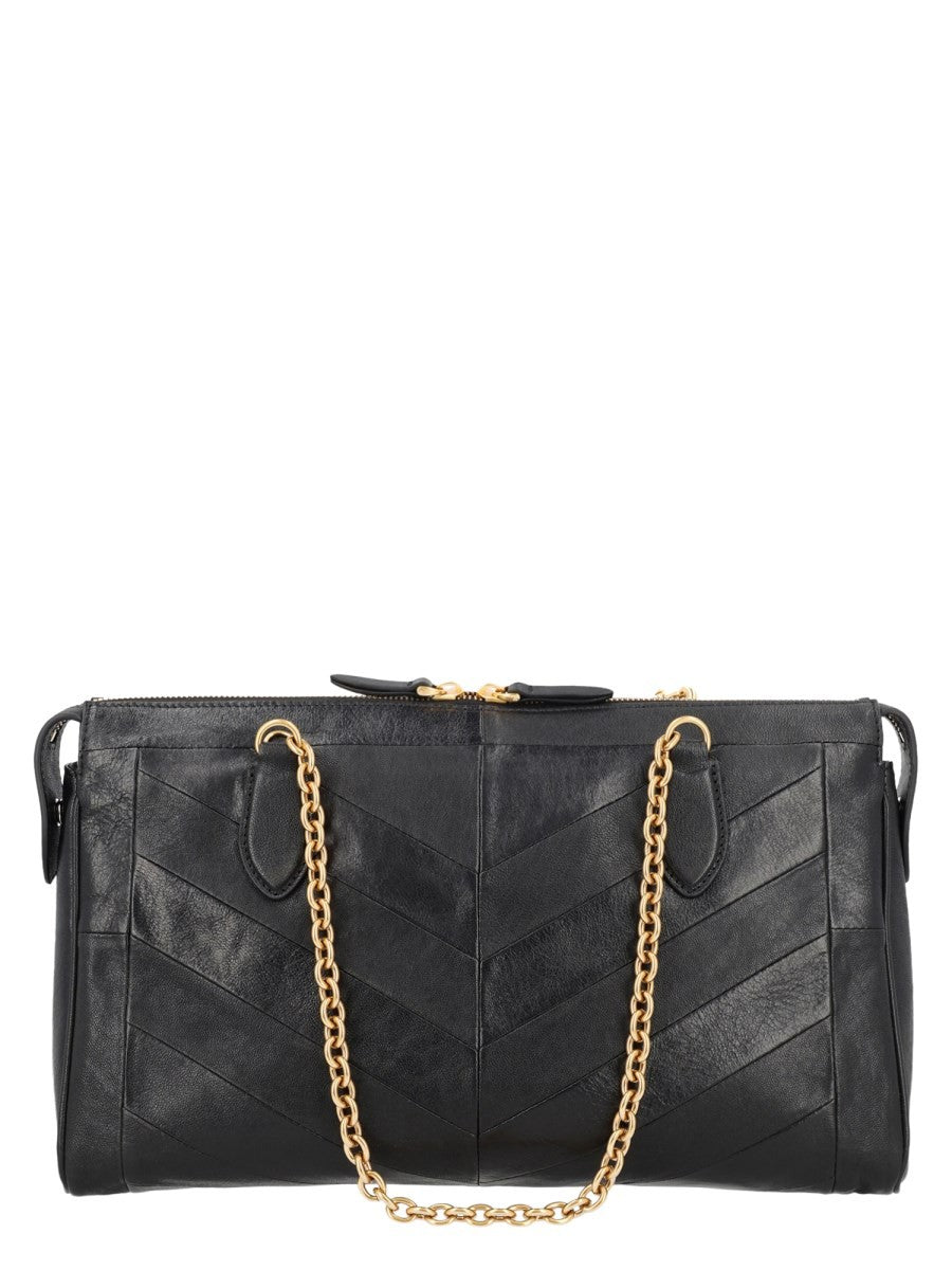 Valentino Women's Panthea Medium Bag Black, view 2