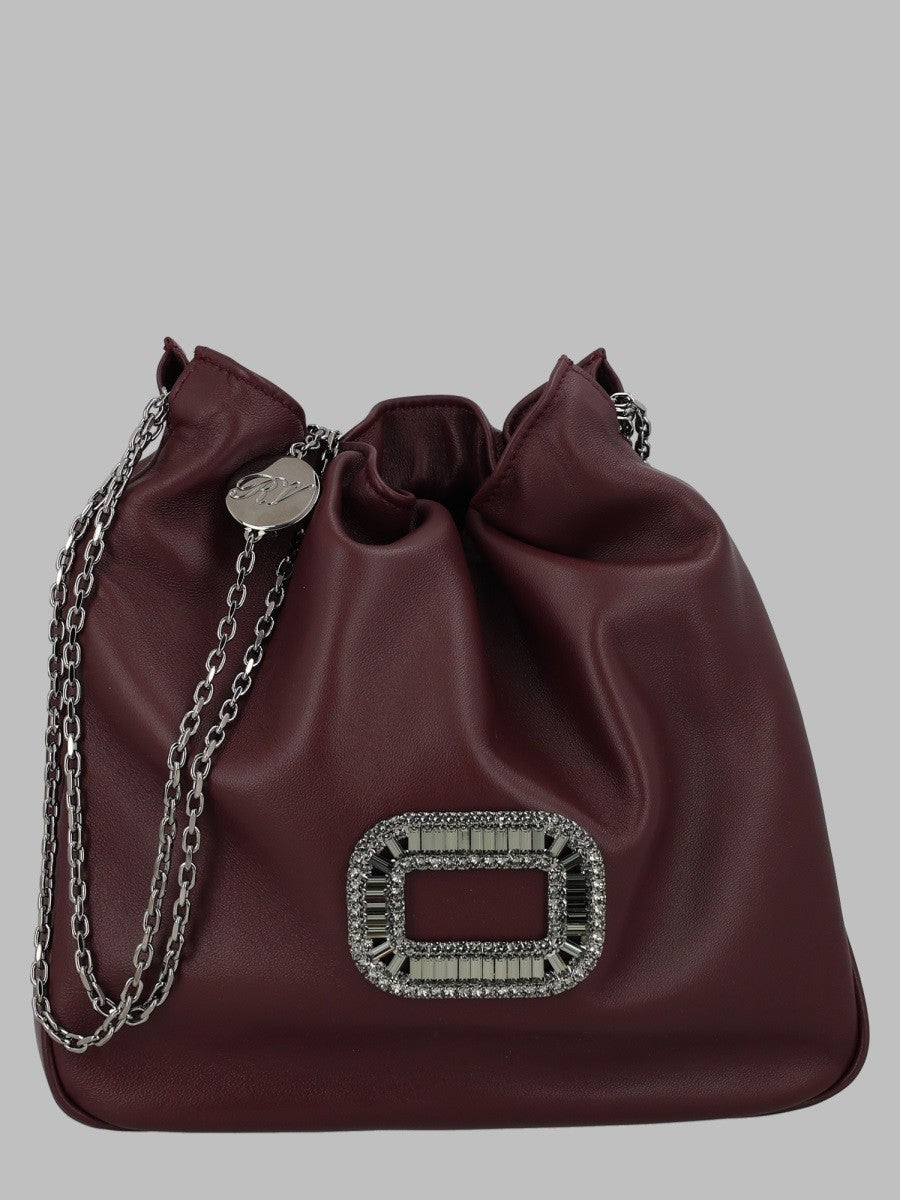 Roger Vivier Women's Borsa Pilgrim Mini Red