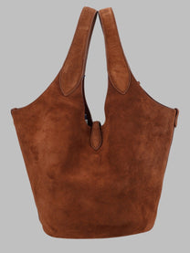 Polo Ralph Lauren Women's Borsa Play in Suede Brown