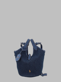 Polo Ralph Lauren Women's Denim Play Small Bag Blue