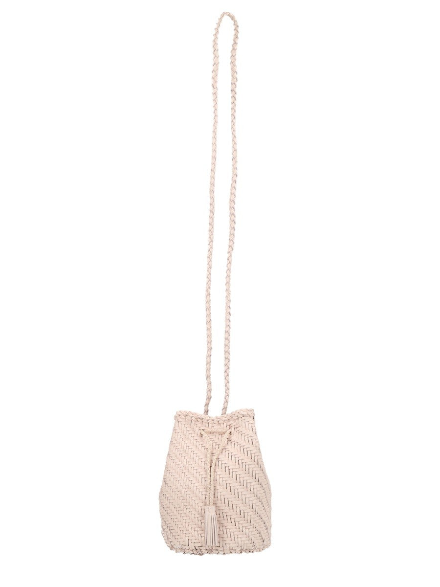 Dragon Diffusion Women's Borsa Pompom Double Jump Tan Beige
