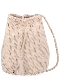 Dragon Diffusion Women's Borsa Pompom Double Jump Tan Beige