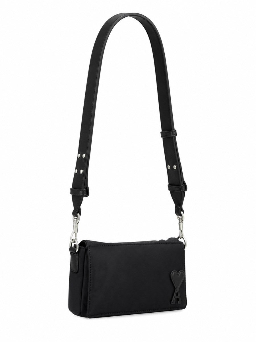 Ami Paris Unisex Porta Pranzo Marcel Bag Black, view 3