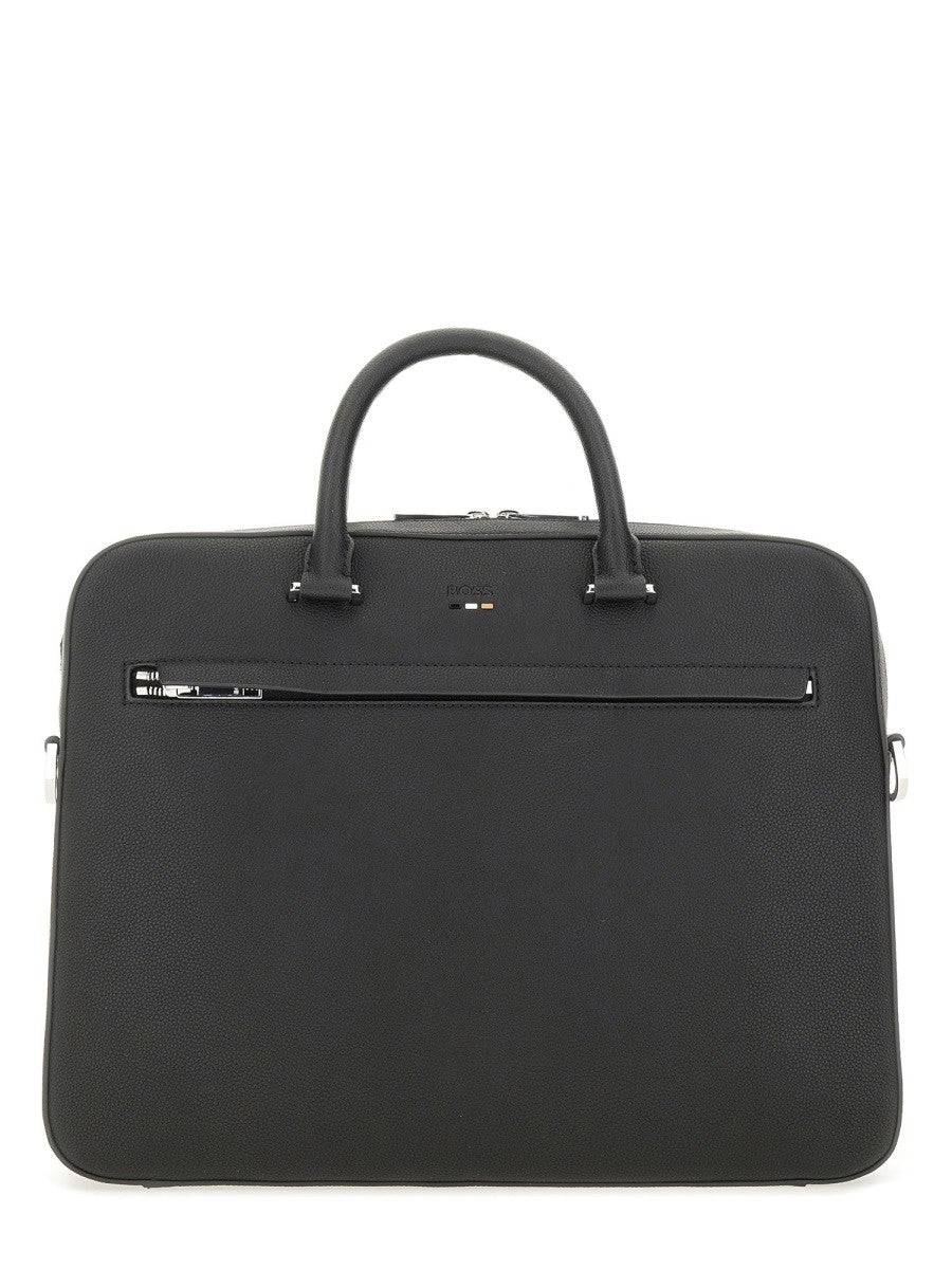 BOSS Men's Portadocumenti Bag Black