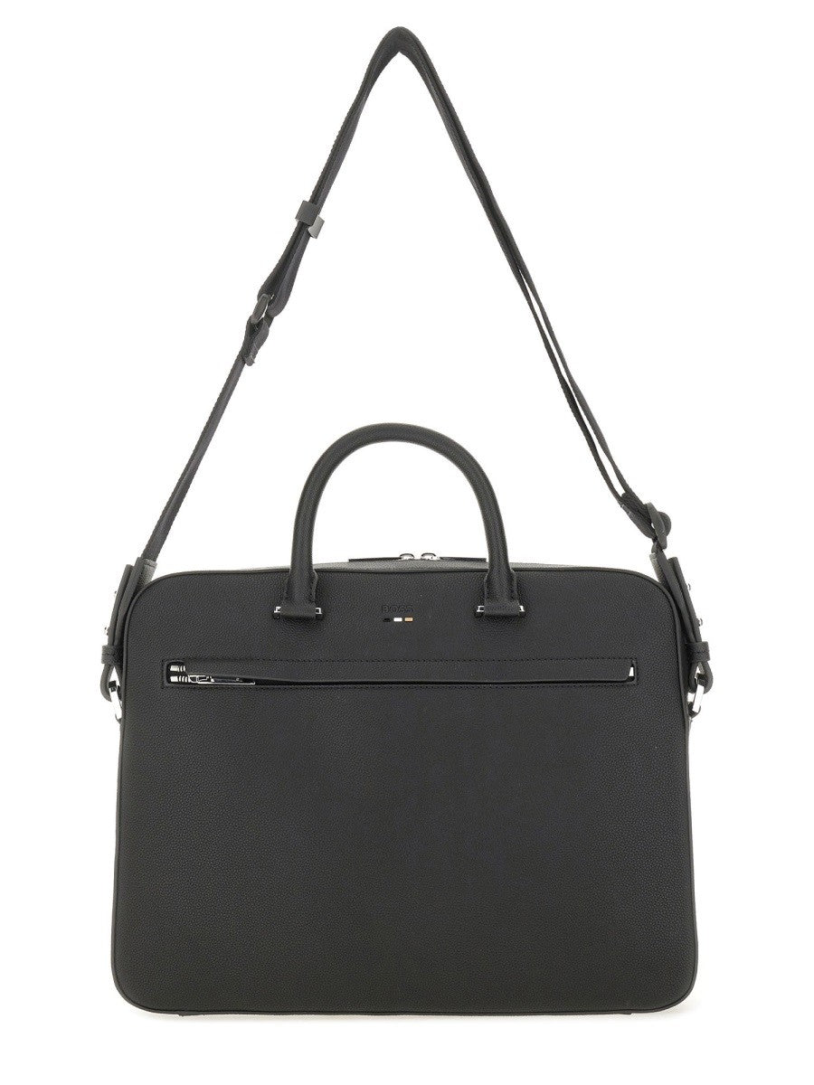 BOSS Men's Borsa Portadocumenti Con Black