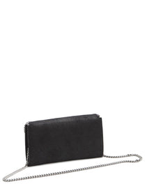 Stella McCartney Women's Borsa Portafoglio Falabella Con Catena Black