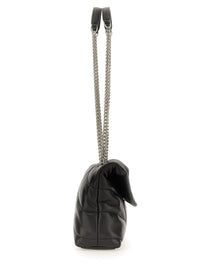 Saint Laurent Women's Borsa Puffer Toy Black