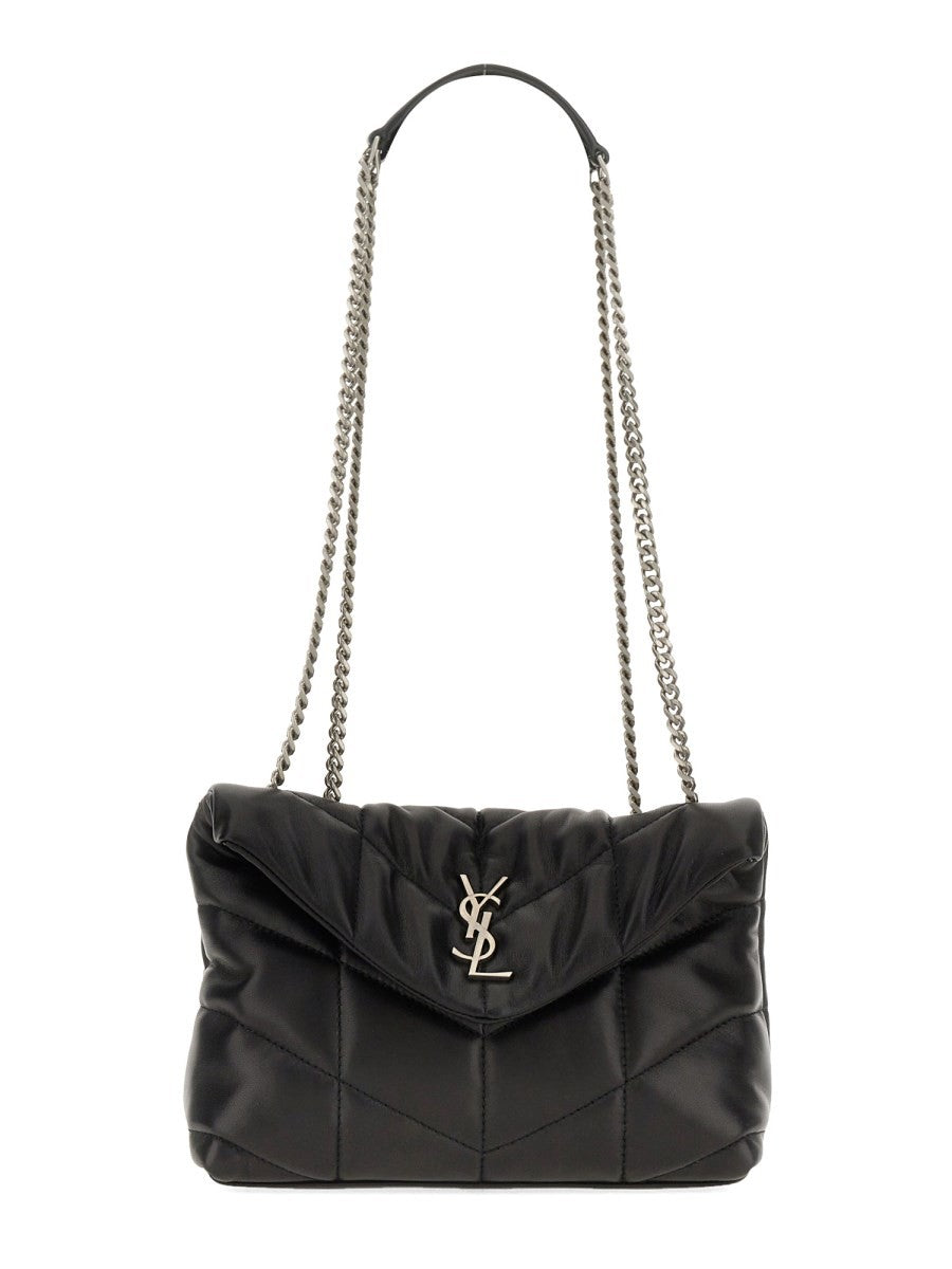Saint Laurent Women's Borsa Puffer Toy Black