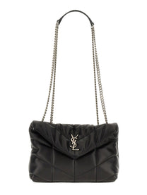 Saint Laurent Women's Borsa Puffer Toy Black
