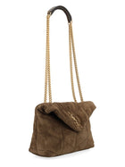 Saint Laurent Women's Puffer Toy Bag Green, view 3