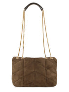 Saint Laurent Women's Puffer Toy Bag Green, view 2