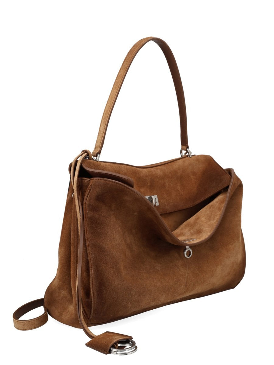 Balenciaga Women's Borsa Rodeo Medium Beige