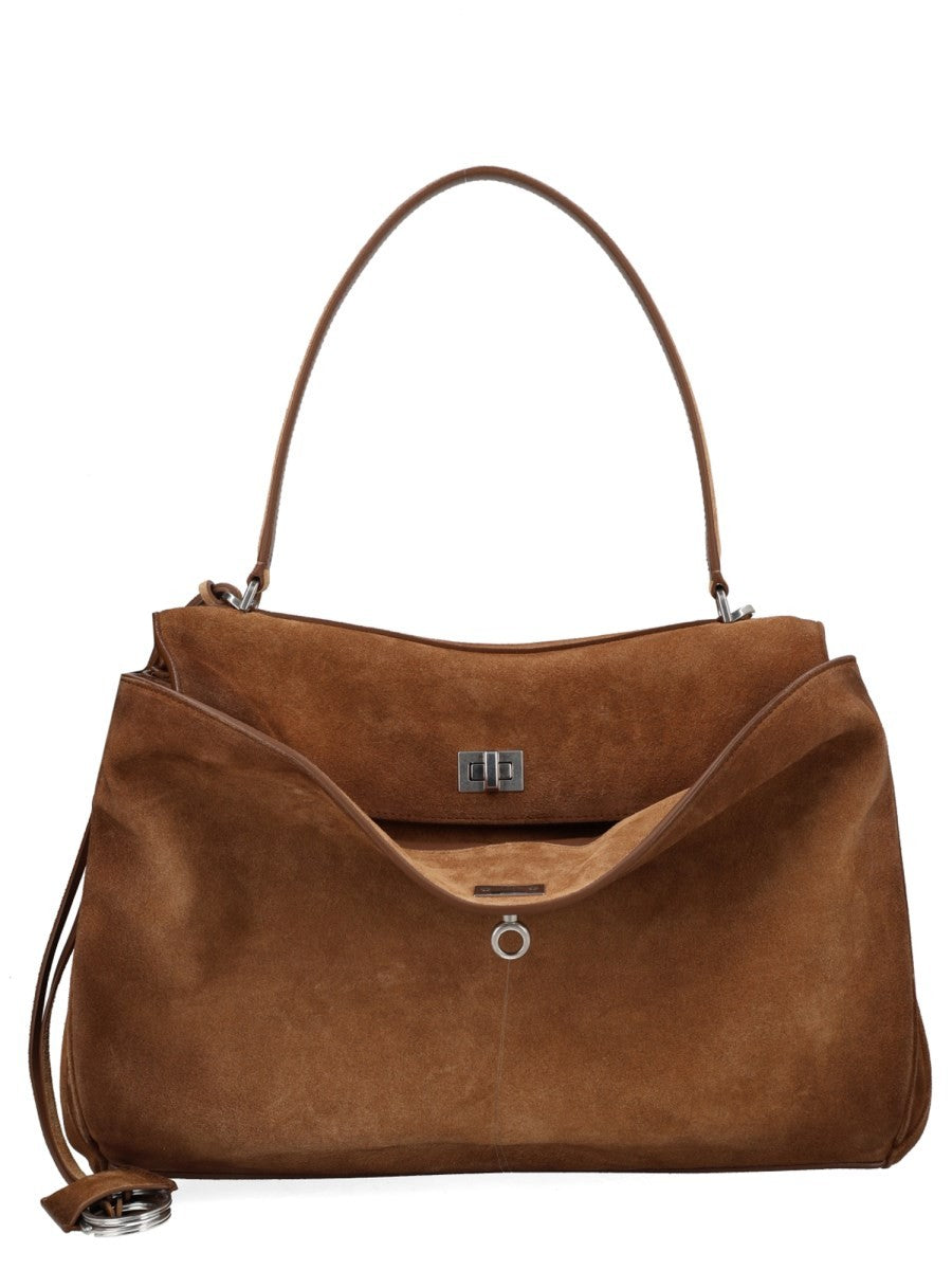 Balenciaga Women's Borsa Rodeo Medium Beige