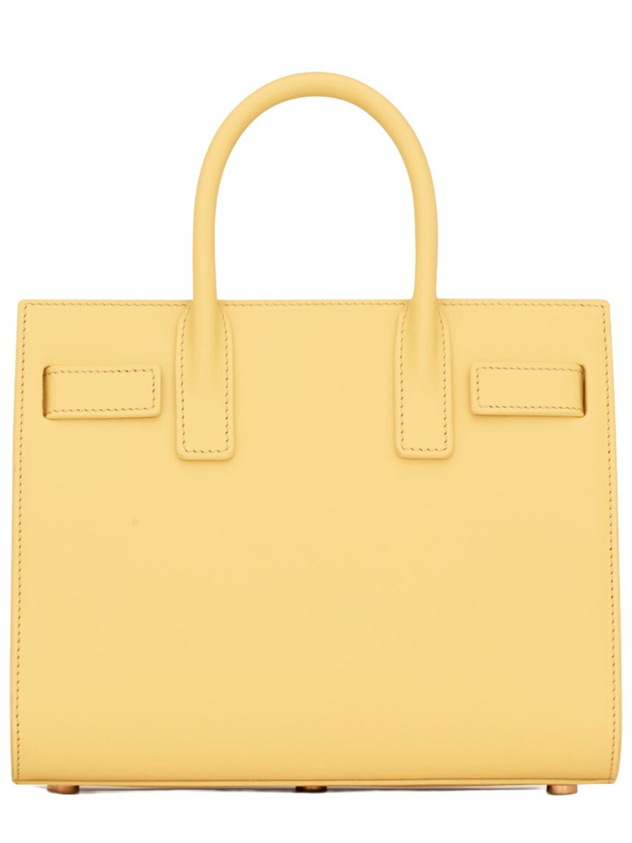 Saint Laurent Women's Borsa Sac DE Jour Nano Yellow