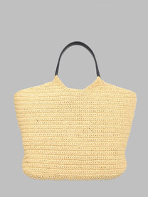 Balmain Women's Borsa Shopper Crochet Beige