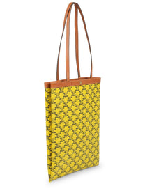Celine Women's Borsa Shopper in Tessuto Triomphe Yellow