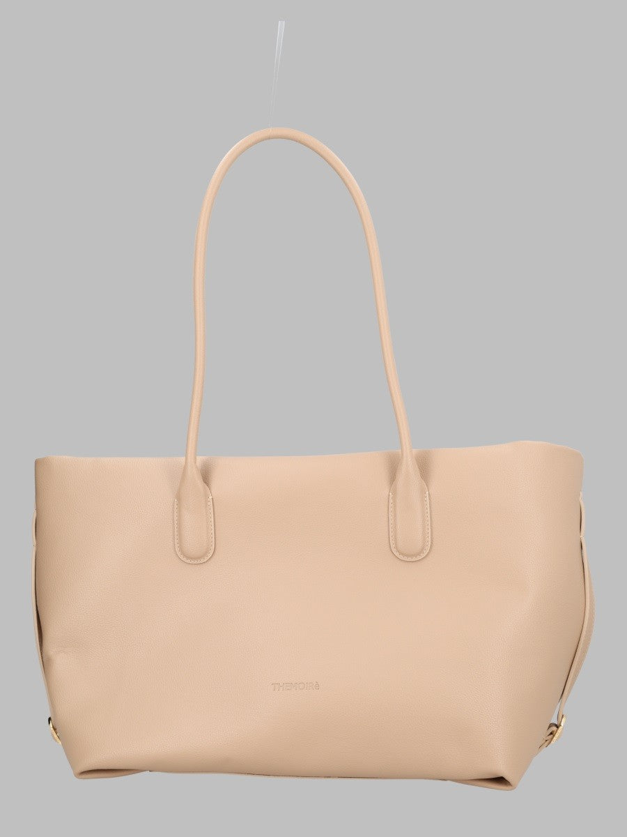Themoirè Women's Borsa Shopper Tallia Bottalato Beige