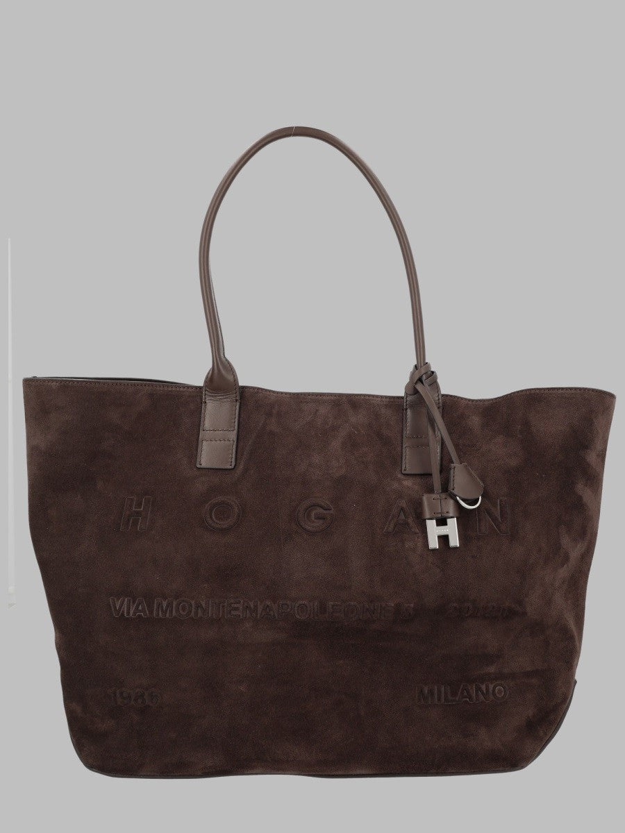 Hogan Women's Borsa Shopping Address Medium Brown