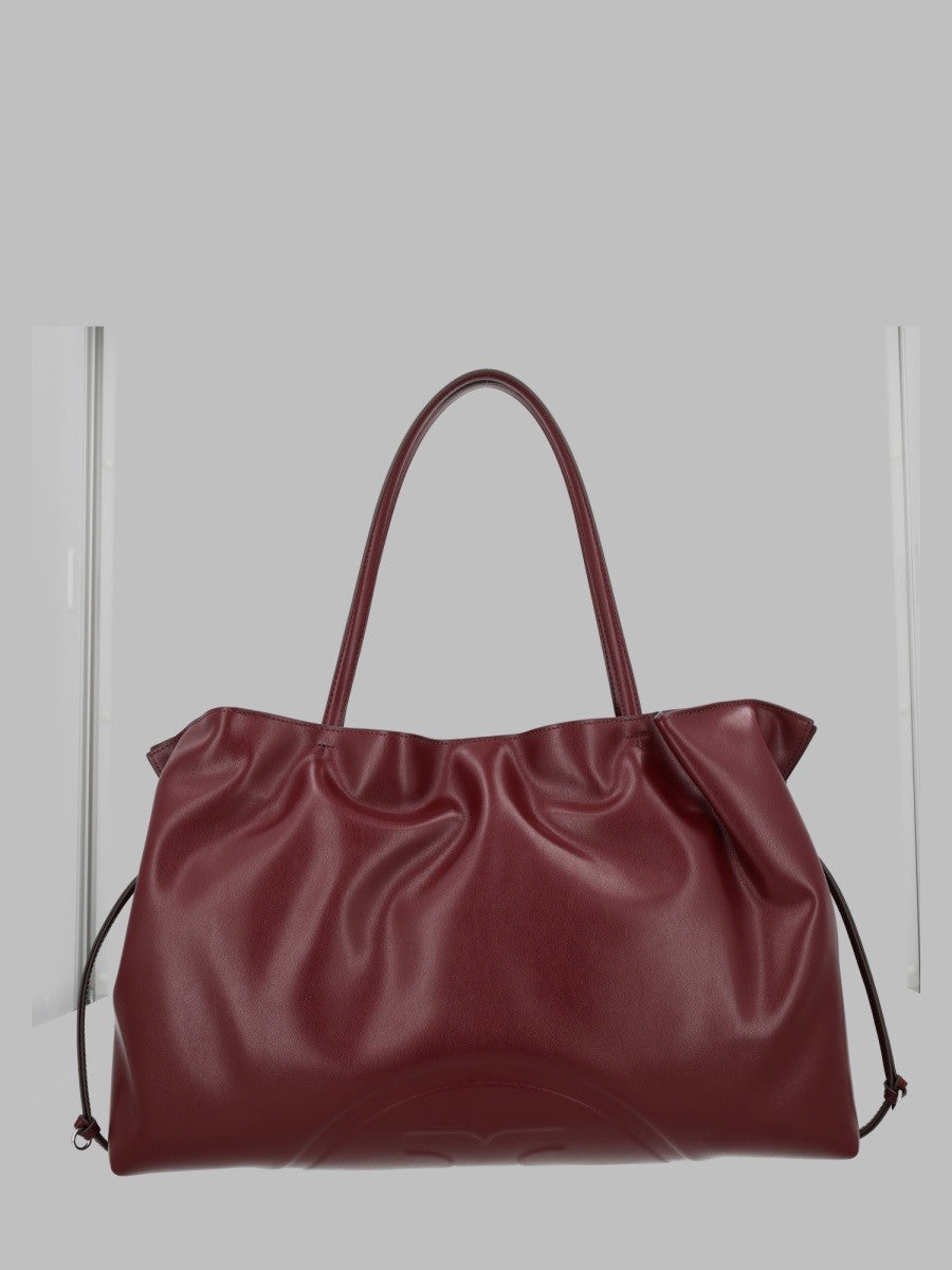 Tory Burch Women's Borsa Shopping Con Coulisse Ella Natuura Red