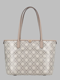 Tory Burch Women's Borsa Shopping Monogram Small Beige