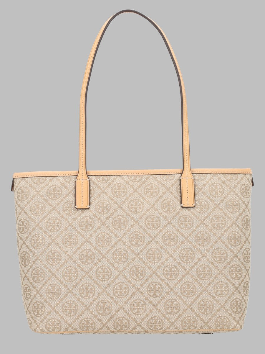 Tory Burch Women's Borsa Shopping Monogram Small Beige