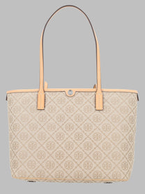 Tory Burch Women's Borsa Shopping Monogram Small Beige
