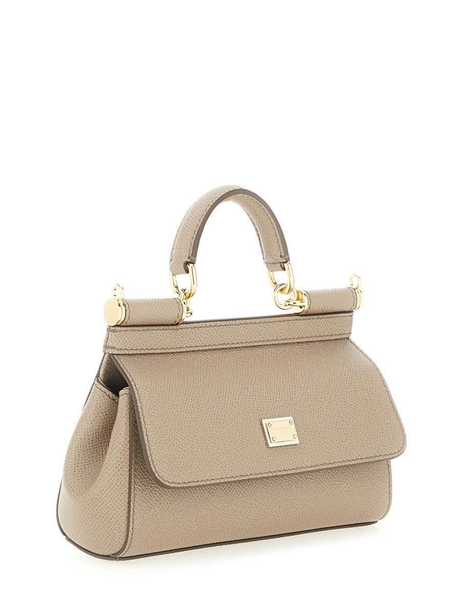 Dolce &amp; Gabbana Women's Borsa Sicily Mini Beige