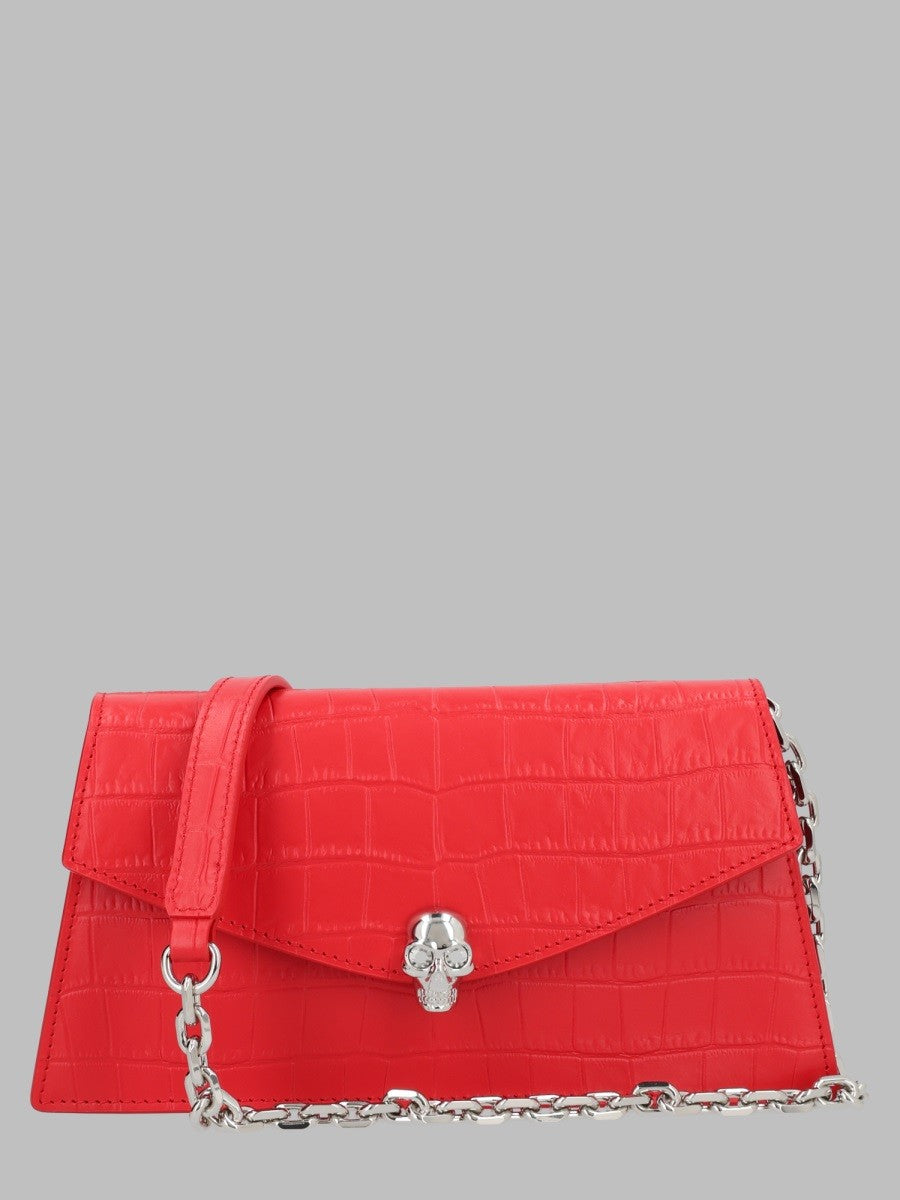 Alexander McQueen Women's Borsa Skull Mini Red