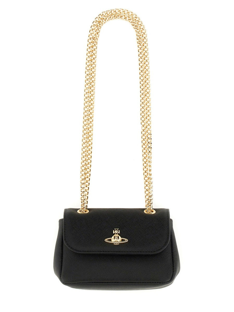 Vivienne Westwood Women's Borsa Small Con Catena Black