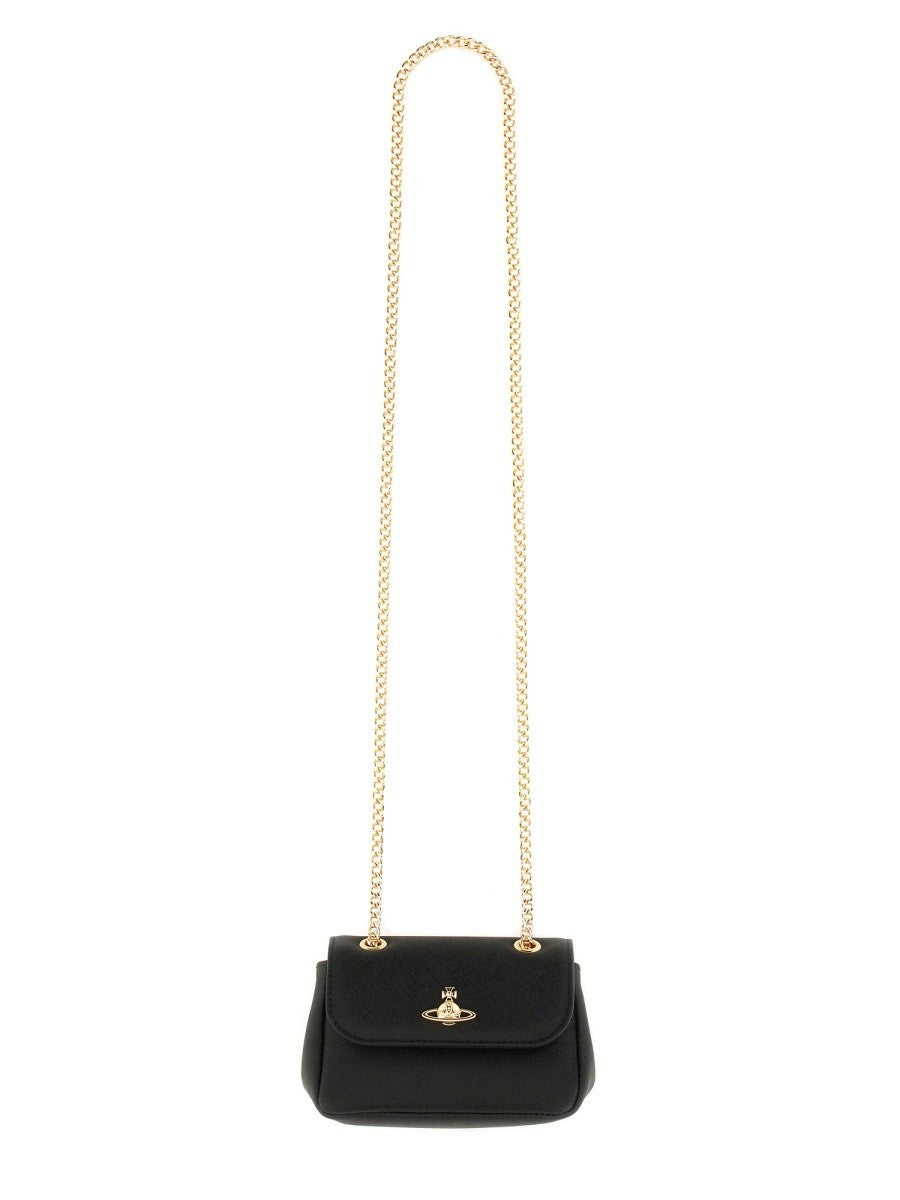 Vivienne Westwood Women's Borsa Small Con Catena Black