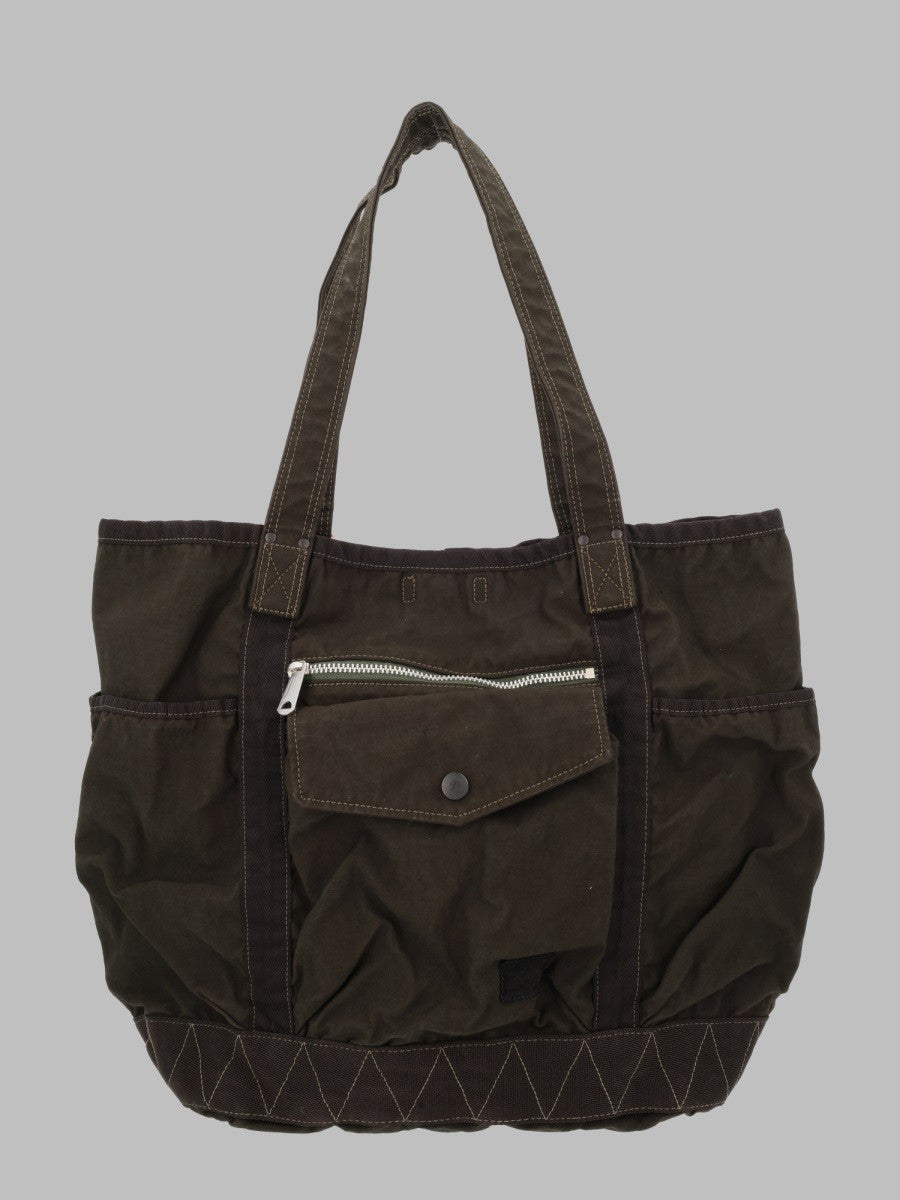 Porter-Yoshida &amp; Co Men's Borsa Tote Crag Medium Green