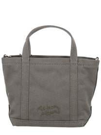 Maison Kitsuné Women's Borsa Tote Fox Head Mini Grey