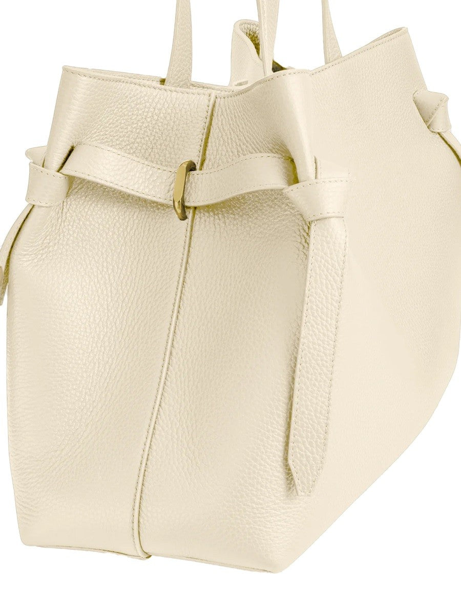 Yuzefi Women's Borsa Tote Gyoza in Pelle Brown