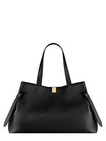 Yuzefi Women's Borsa Tote Gyoza in Pelle Black