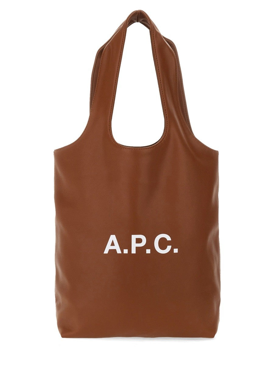 A.P.C Unisex Borsa Tote Ninon Small Beige