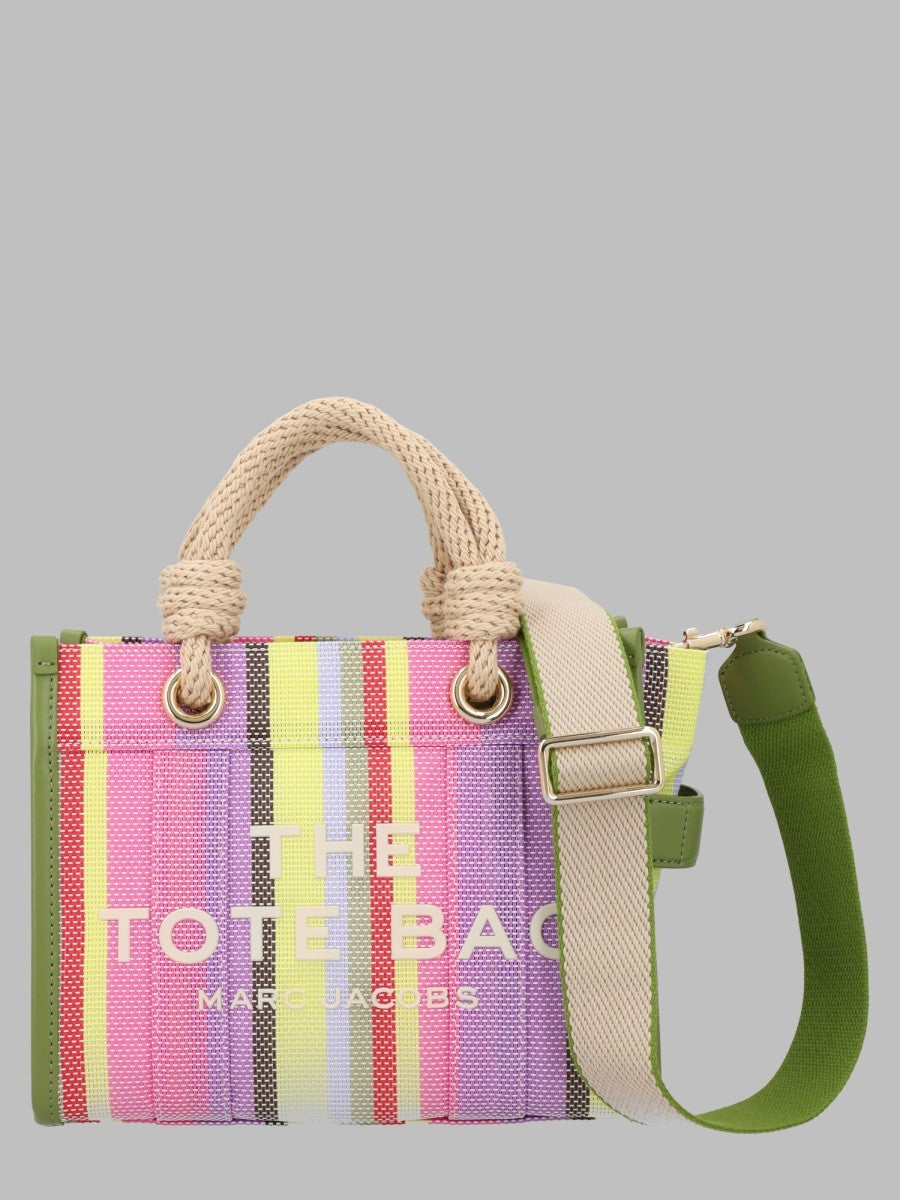Marc Jacobs Women's Borsa Tote Small Righe Multicolor