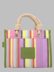 Marc Jacobs Women's Borsa Tote Small Righe Multicolor