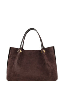 Valentino Women's Tote Vlogo Signature Small Bag Brown