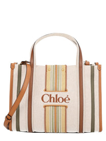 Chloé Women's Borsa Tote Woody Loop Beige