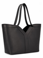 Saint Laurent Women's Leather Tote Small Bag Black, view 3