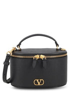 Valentino Women's Vanity Case Mini Bag with Vlogo Black