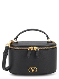 Valentino Women's Vanity Case Mini Bag with Vlogo Black