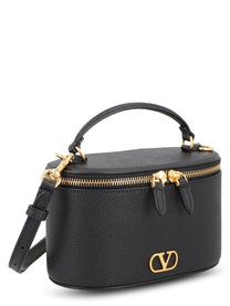 Valentino Women's Vanity Case Mini Bag with Vlogo Black