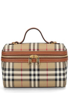 Burberry Women's Vanity Check Bag Beige