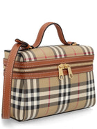 Burberry Women's Vanity Check Bag Beige, view 3