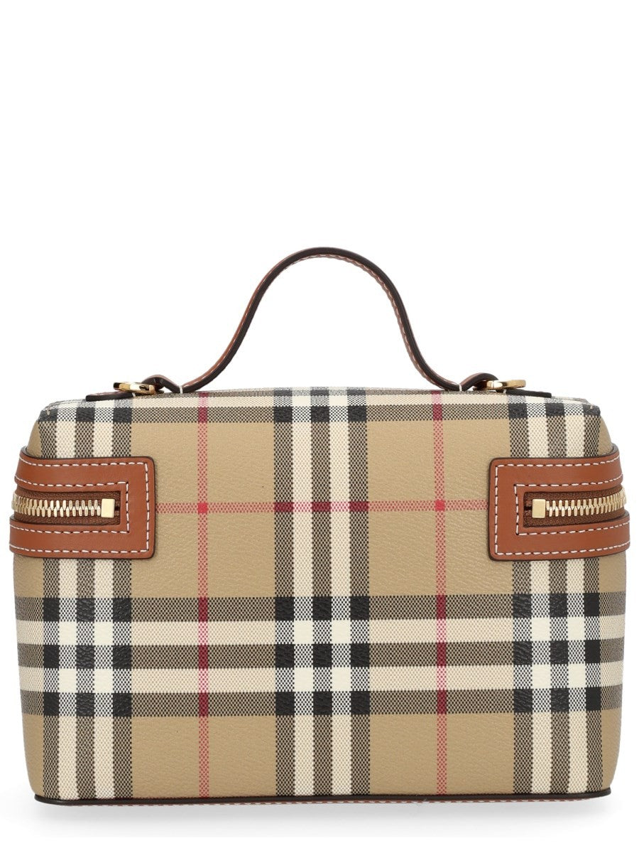 Burberry Women's Vanity Check Bag Beige, view 2