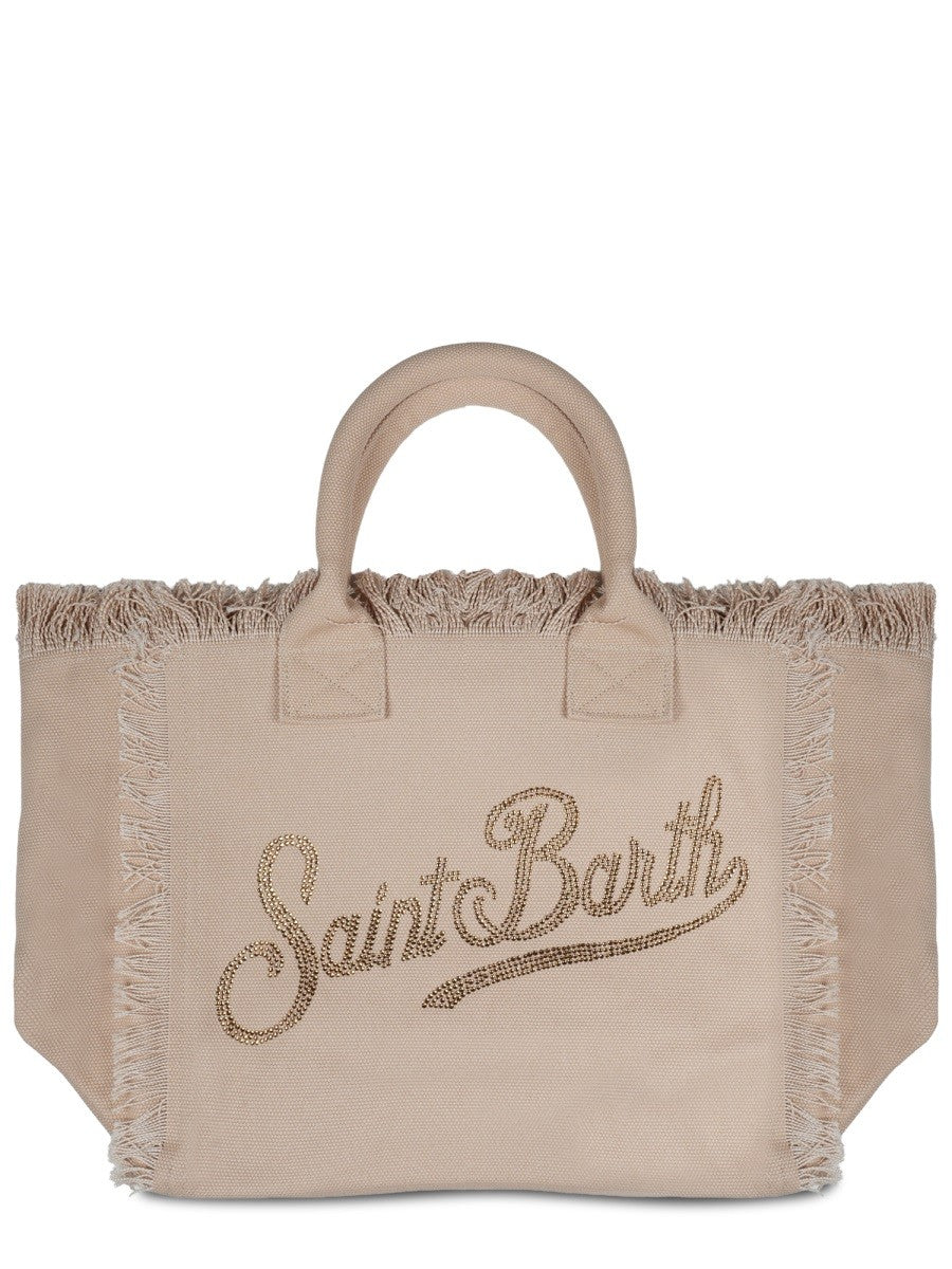 Mc2 Saint Barth Women's Borsa Vanity Medium in Canvas Beige