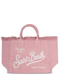 Mc2 Saint Barth Women's Borsa Vanity Medium in Canvas Blue